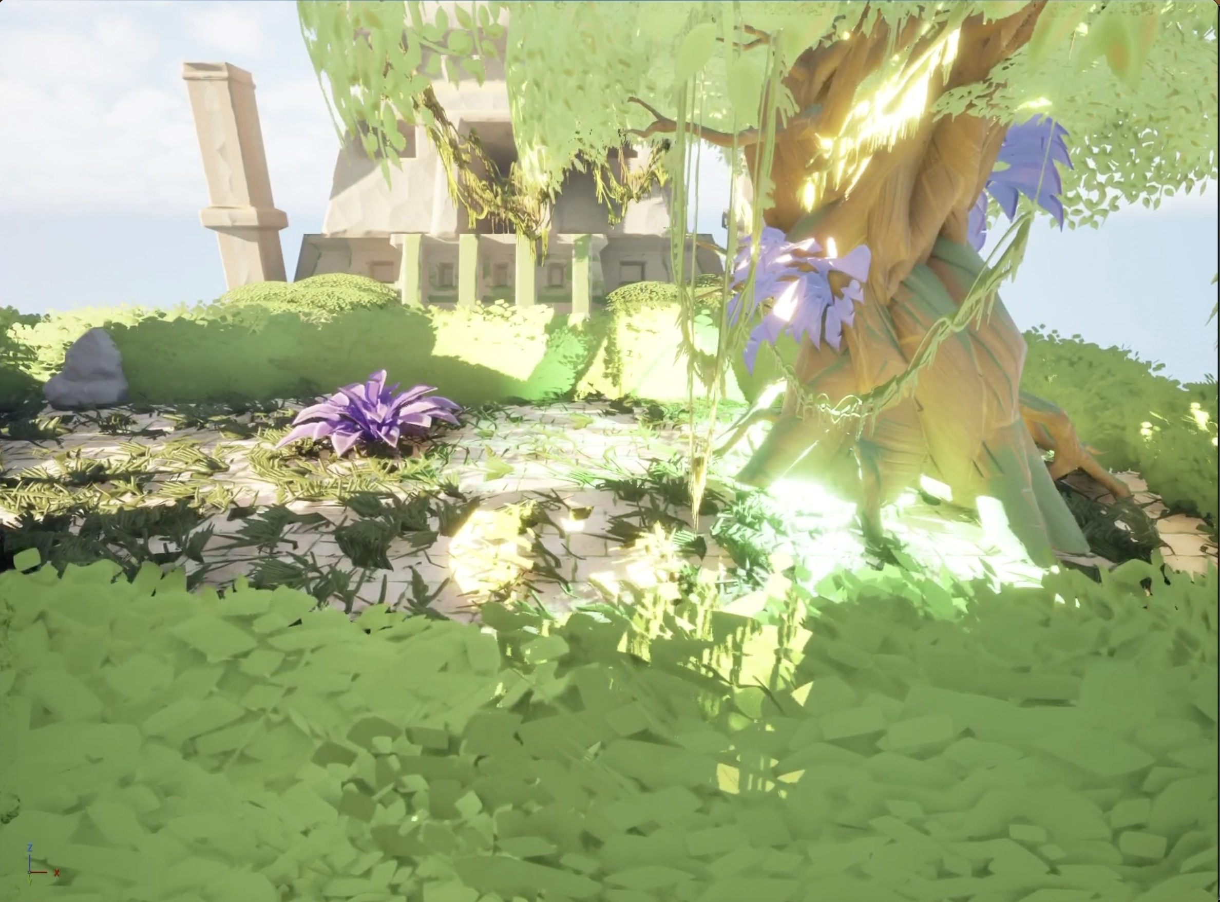 Stylized Temple
